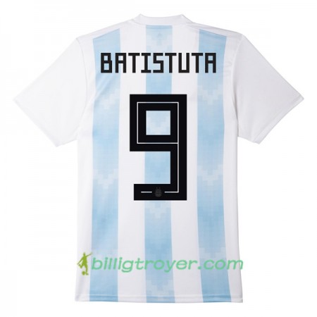 Billige Fotballdrakter Argentina Batistuta 9 VM 2018 Hjemmedraktsett